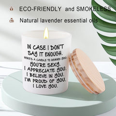 Aromatherapy relaxation candle lavender BFJLIFE