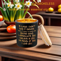 Husband boyfriend lavender candle by BFJLIFE