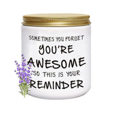 BFJLIFE Lavender Scented Candle 50 hour burn time