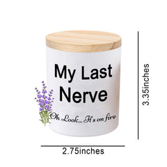 BFJLIFE lavender soy candle aromatherapy relaxation
