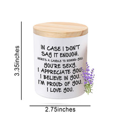Gift for her candle close up BFJLIFE