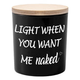 BFJLIFE sandalwood scented soy candle for him