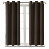 BGment short curtains for small window 38x45 panel set