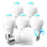 Bgmonster 6 pack motion sensor light bulbs packaging