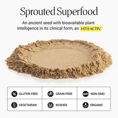 Himalayan Tartary Buckwheat Sprout Powder 30 Servings label