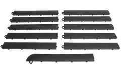 Big Floors Garage Floor Transition Edge graphite 11 pack