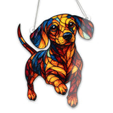 Big Size 6 Inch Dachshunds Ornament on a holiday tree