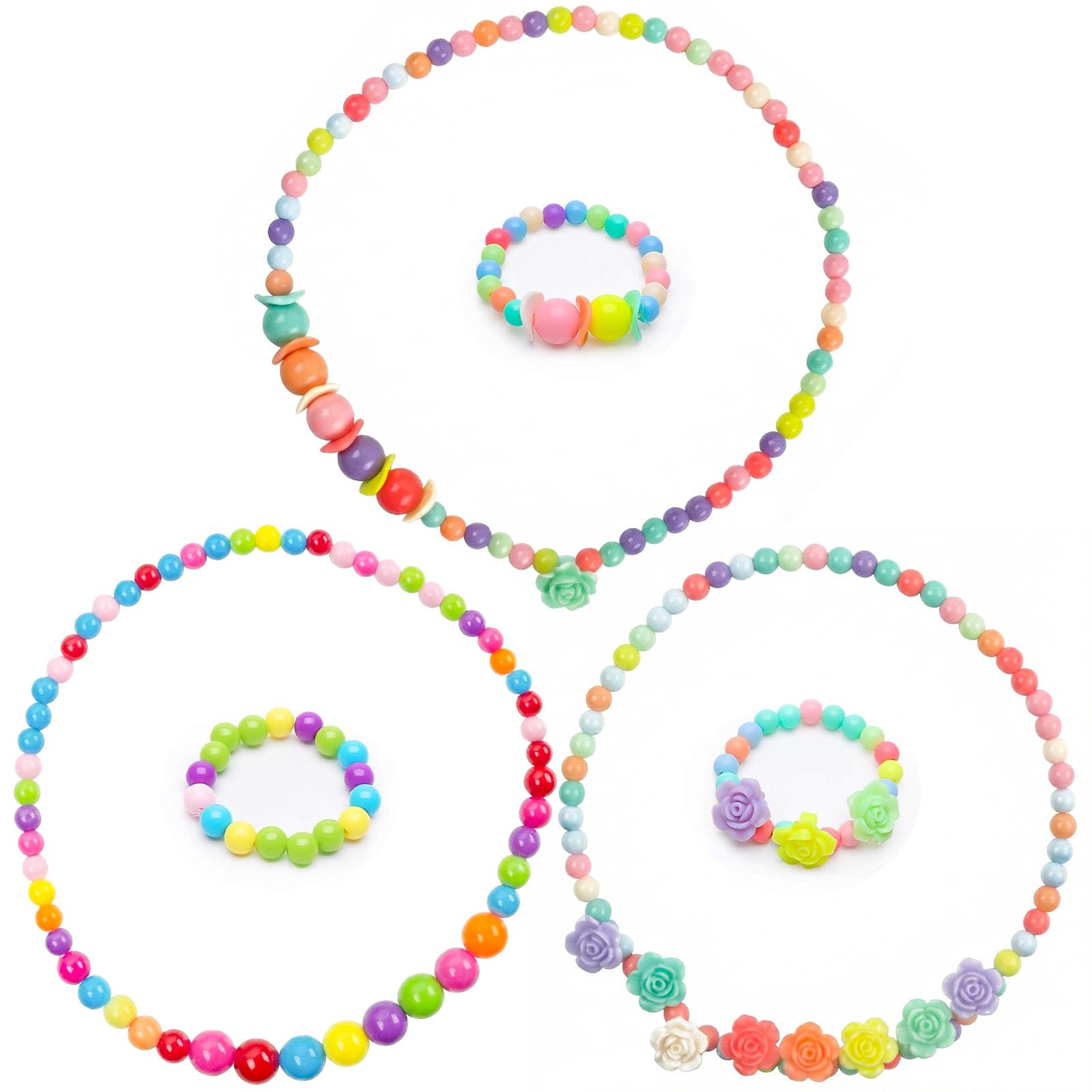 BigOtters 3 Set Toddler Necklace