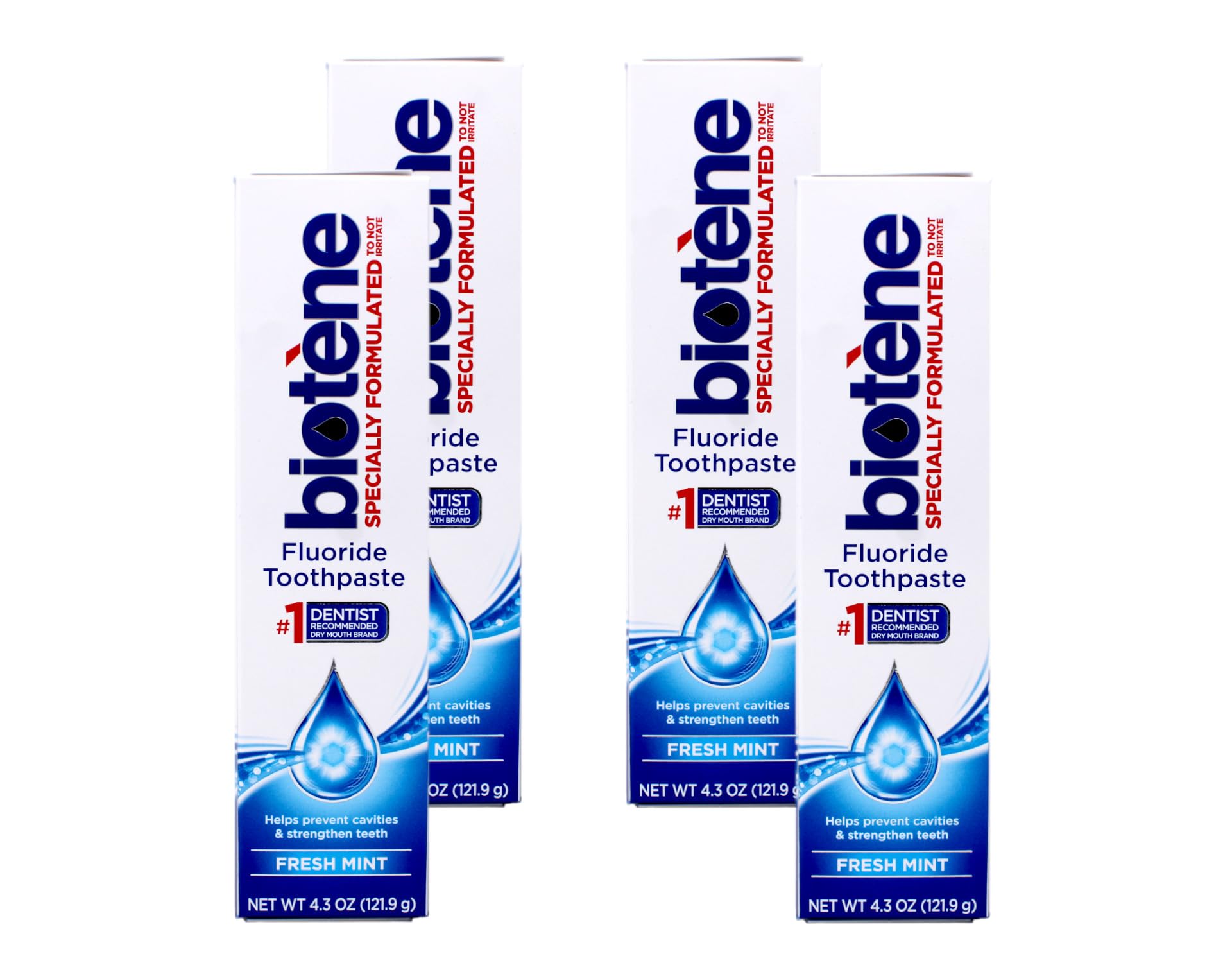 Biotene dry mouth toothpaste packaging image