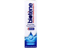 Biotene dry mouth toothpaste fresh mint original box