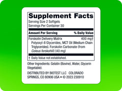 Carbolin 19 extended-action forskolin 40mg