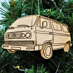 Birch wood ornament 3x2 inch size