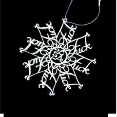 Birch wood ornament for adults bold statement 3.75x3.75
