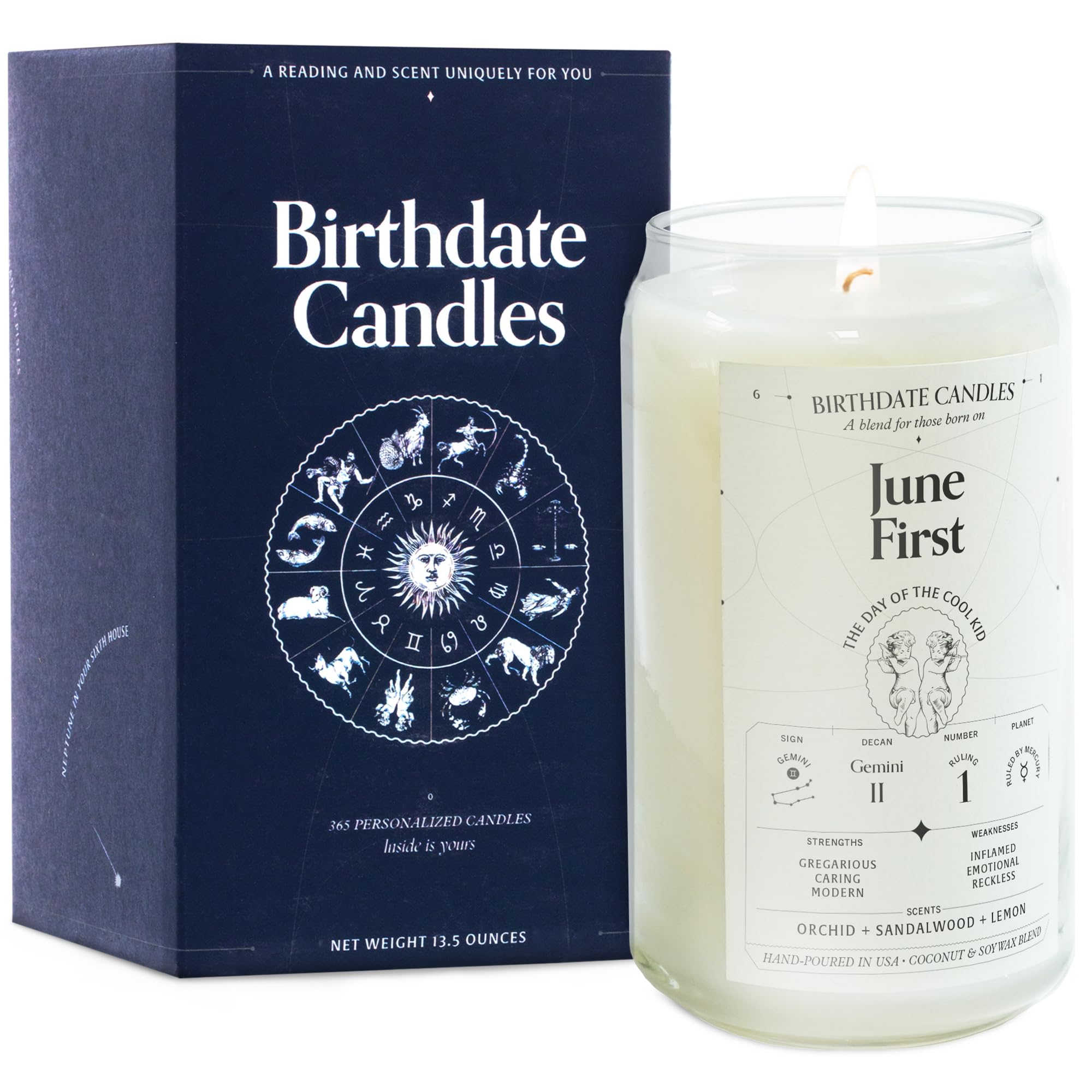 Birthdate Candles Gemini June 1 candle