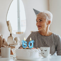1st birthday candle with crown topper image