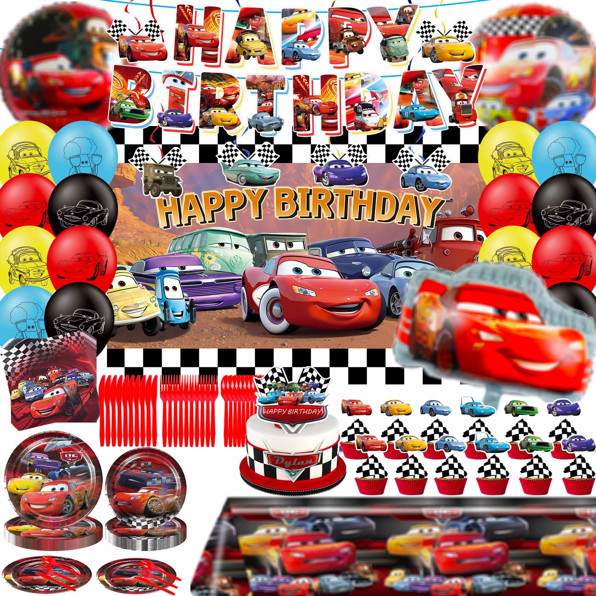 Birthday Decorations Happy Birthday banner with latex balloons