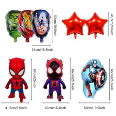 Foil balloons suitable for theme party decorations