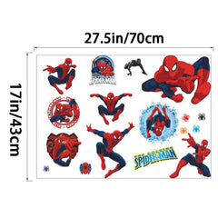 Includes 17 stickers in various sizes for home decor