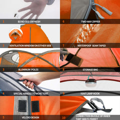 Inner tent and flysheet of BISINNA tent in product image