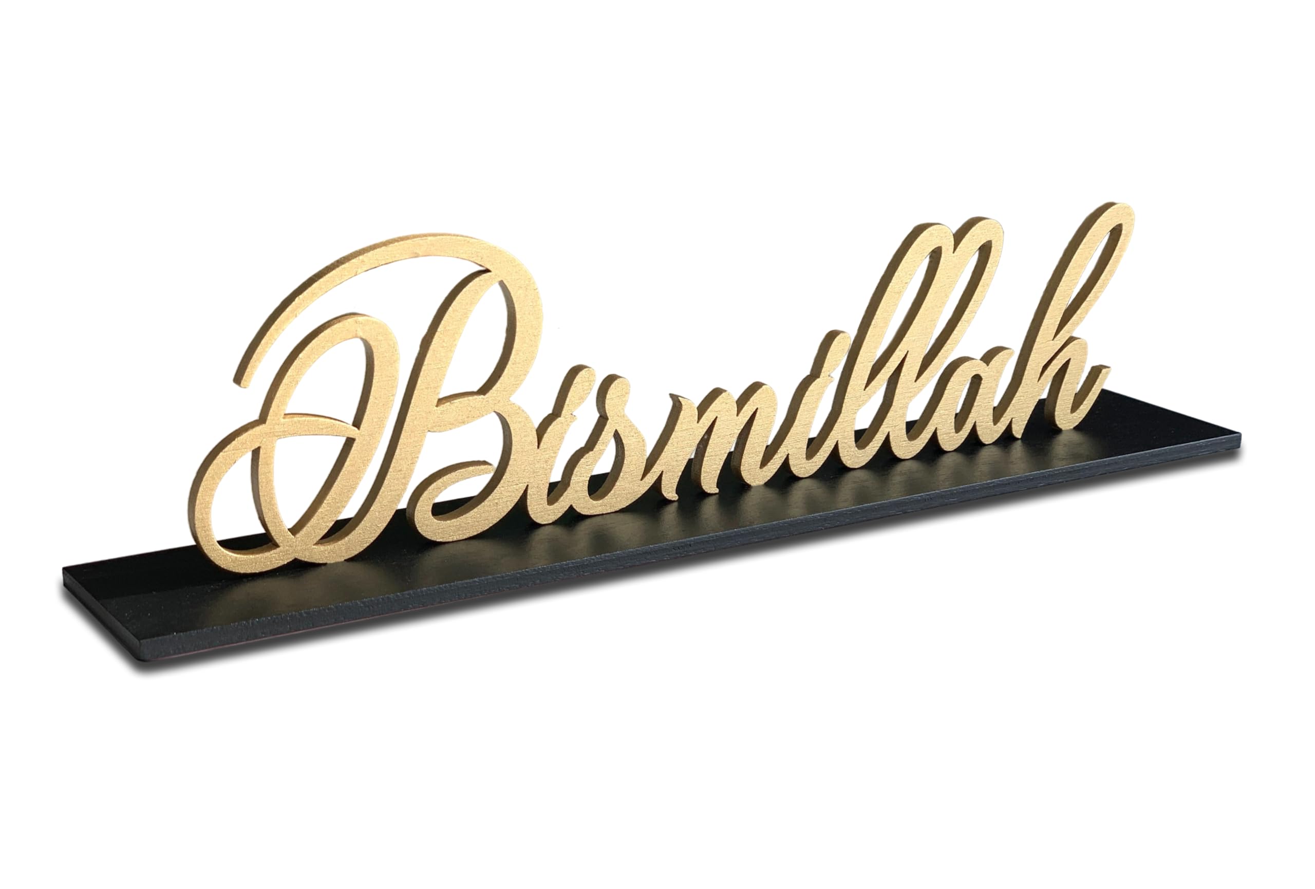 Bismillah Freestanding Table Sign Baltic Birch plywood
