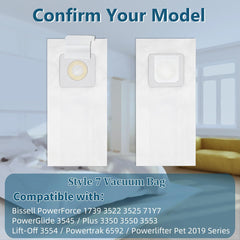 Compatible with Bissell PowerForce Upright 1739 series