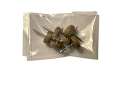 Bittlemen Co plastic head nails set for attaching headrests, brown