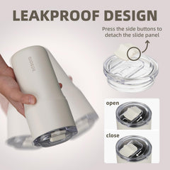 Leakproof lid and silicone seal on BJPKPK tumbler