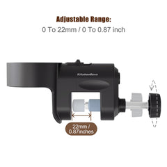 ABS and stainless steel clamp material for durability