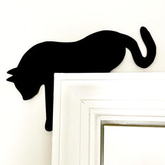 Cat lovers decor accent for window sill or door corner