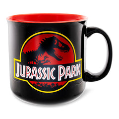 Black ceramic camper mug 20 ounce capacity