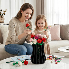 Black display stand for lego botanicals home decor