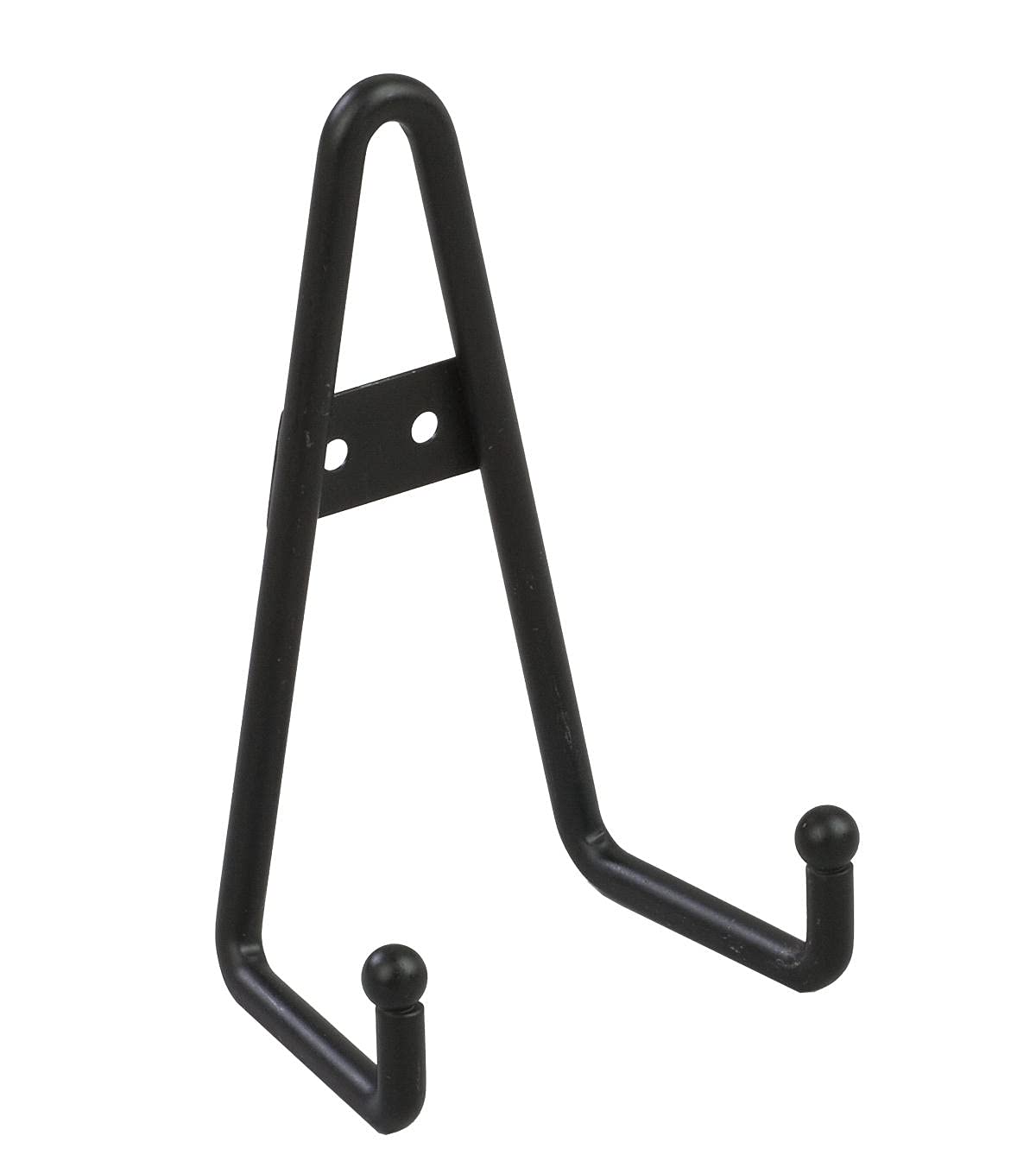 Black round tip display rack for plates