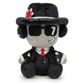Black Suit Plush Toy with fedora and sunglasses