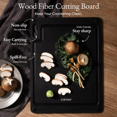 knife set with protective blade covers included