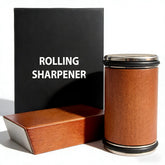 Bladeon Knife Sharpener rolling design with magnetic base