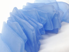 Blank sea glass place cards ready for customization