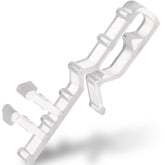 Blind Clips for Valance 2 Inch 54mm height clear plastic 10 pieces