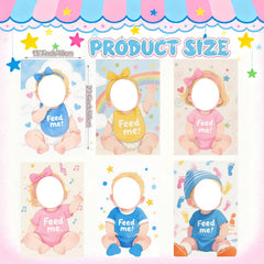 blindfolds included for feed me baby shower games