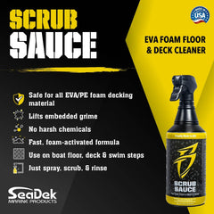 Versatile EVA foam surface cleaner for marine flooring boat gym yoga mats