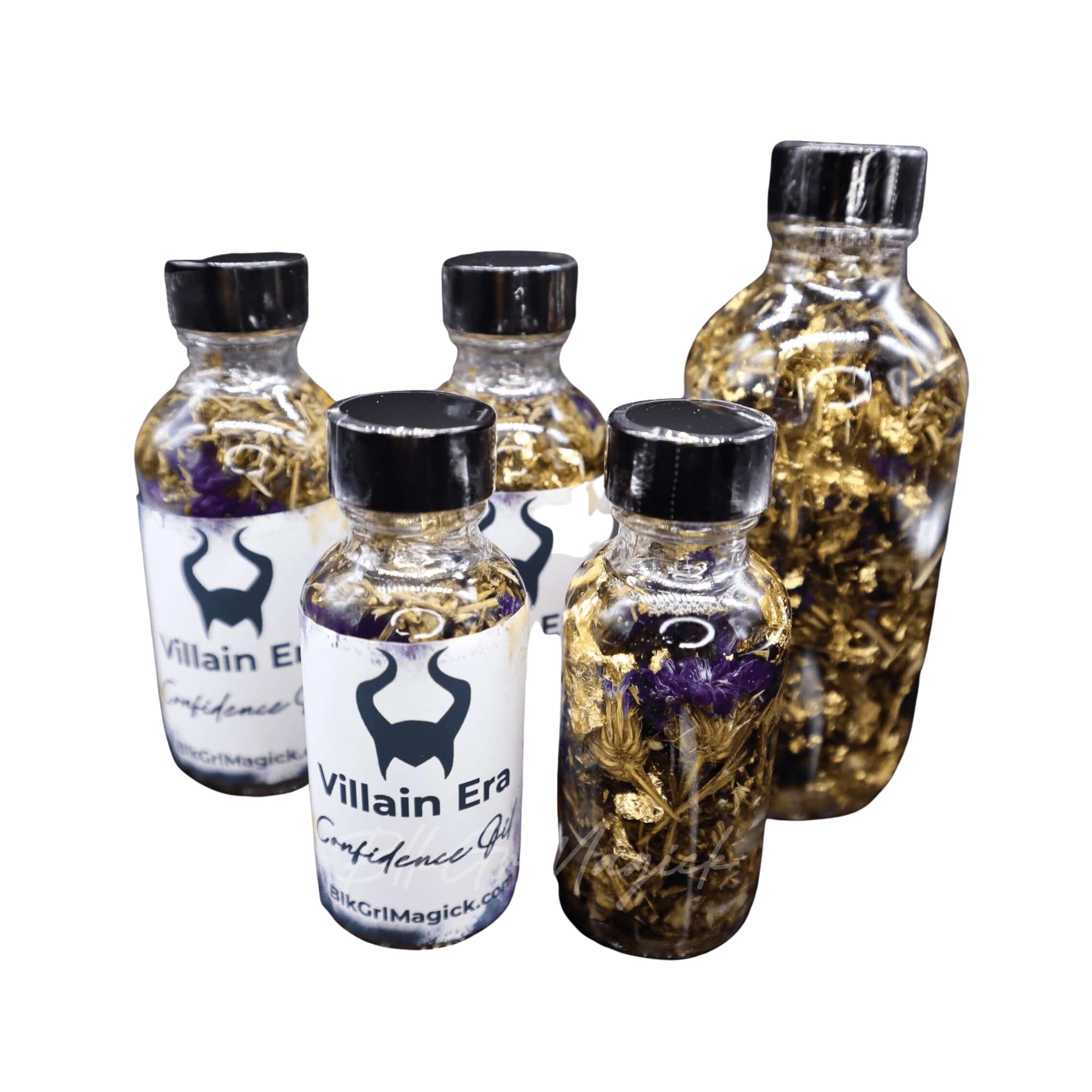 BlkGrlMagick Villain Era Confidence Ritual Oil 1oz dropper bottle