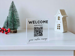 Block acrylic sign 6x6 inch UV printed