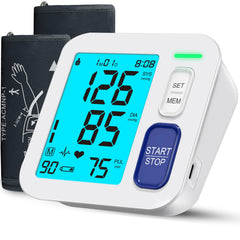 Blood pressure monitor used at home for easy health tracking