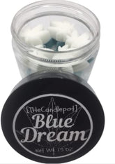Blue Dream Blueberry Cashmere scented potleaf wax melts close up