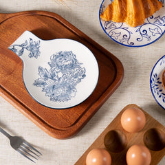 Lead-free toxic-free ceramic spoon rest dishwasher safe