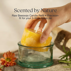 Bluecorn Beeswax 3-Wick Refill Unscented