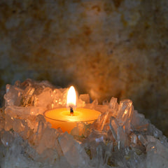 Long burn time 6-7 hours Bluecorn beeswax tealights