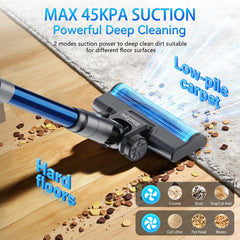BlueEpic vacuum with 6-in-1 attachments for car and home