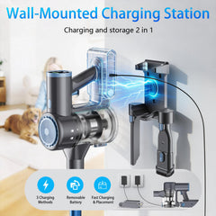 BlueEpic lightweight handheld vacuum for pet hair and floors