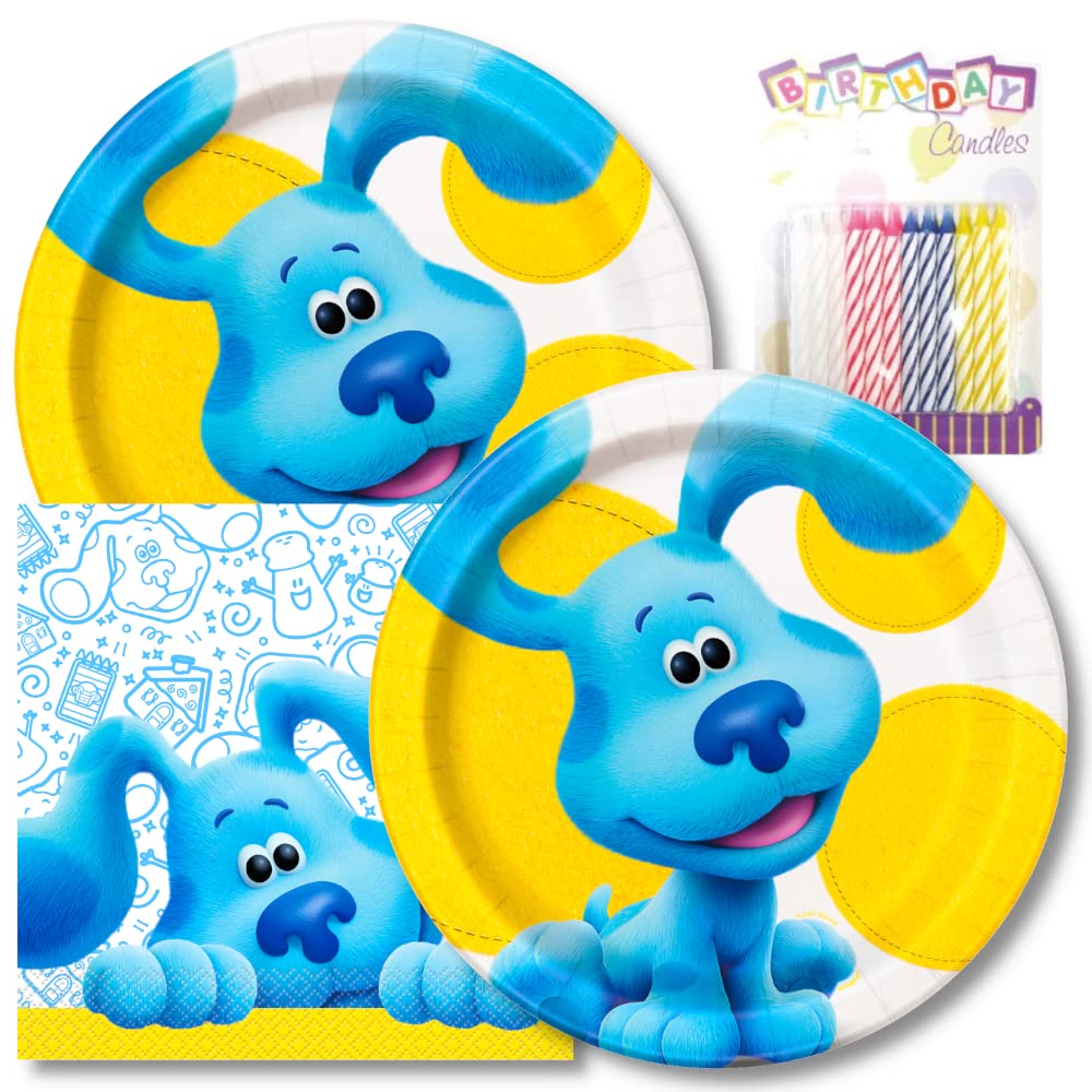 Blues Clues birthday party plates 9in