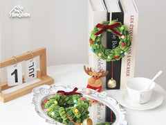Wreath for indoor and outdoor use decor on doors walls and windows